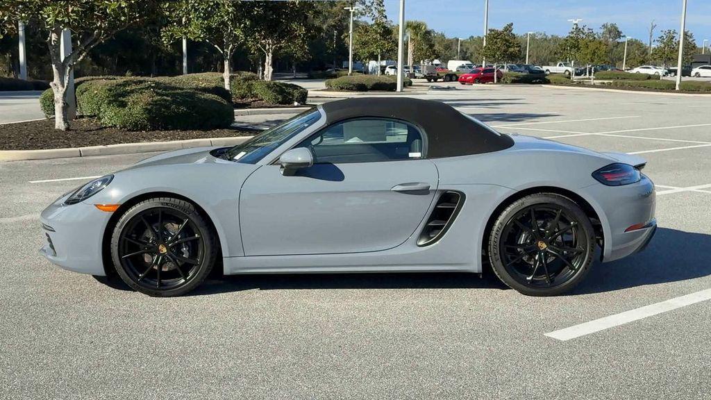new 2025 Porsche 718 Boxster car, priced at $92,215