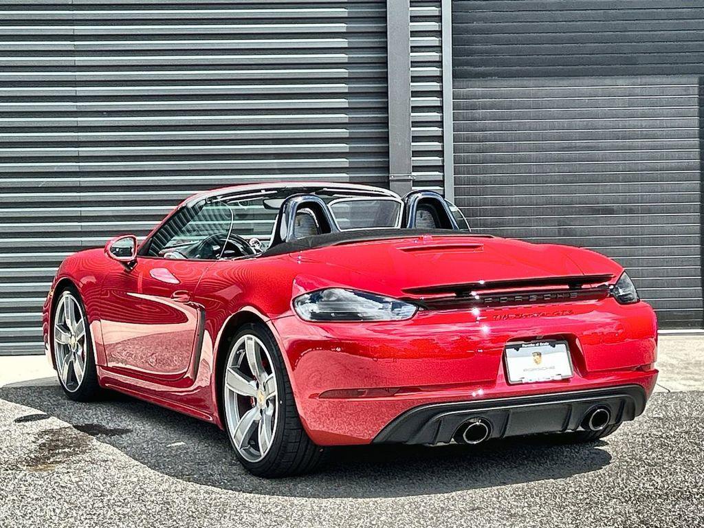 new 2025 Porsche 718 Boxster car, priced at $127,375