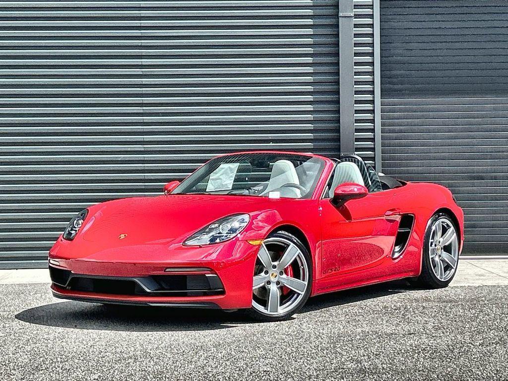 new 2025 Porsche 718 Boxster car, priced at $127,375