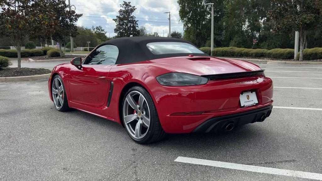 new 2025 Porsche 718 Boxster car, priced at $127,375
