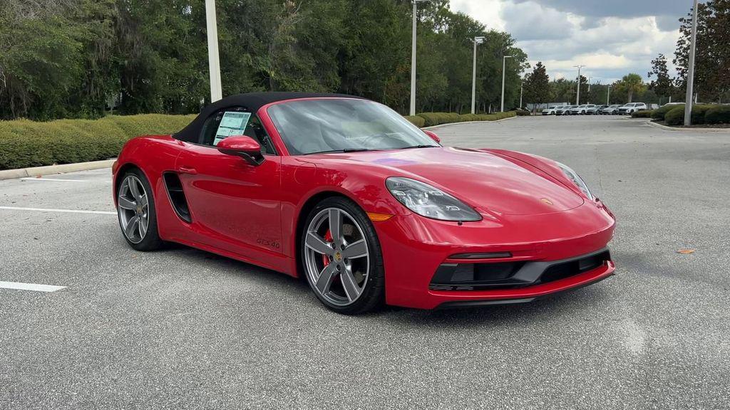 new 2025 Porsche 718 Boxster car, priced at $127,375