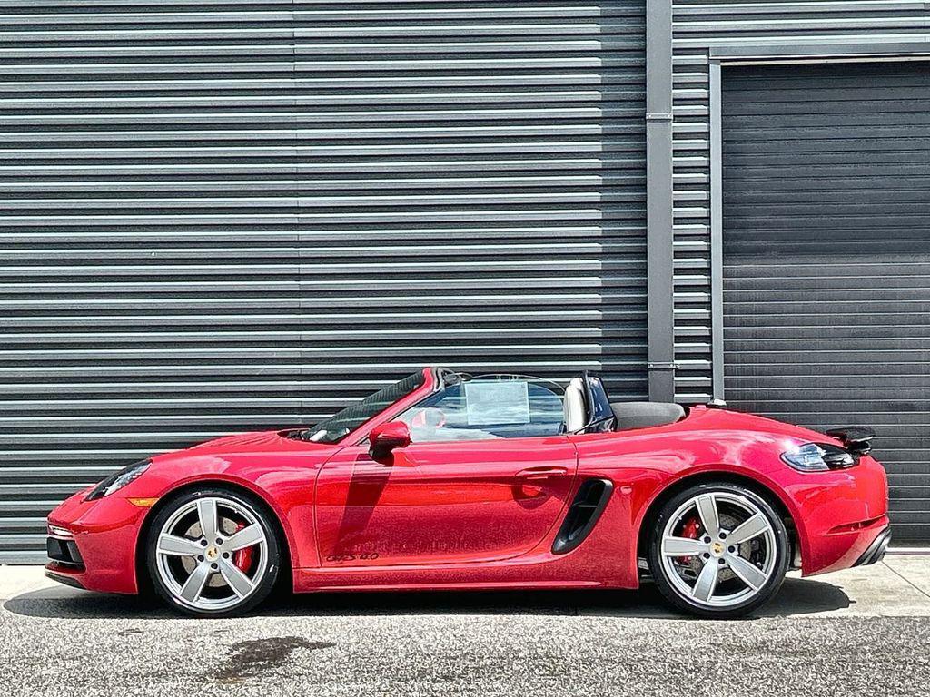 new 2025 Porsche 718 Boxster car, priced at $127,375