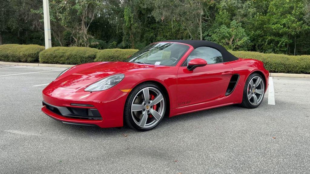 new 2025 Porsche 718 Boxster car, priced at $127,375