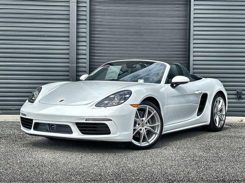new 2025 Porsche 718 Boxster car, priced at $100,025