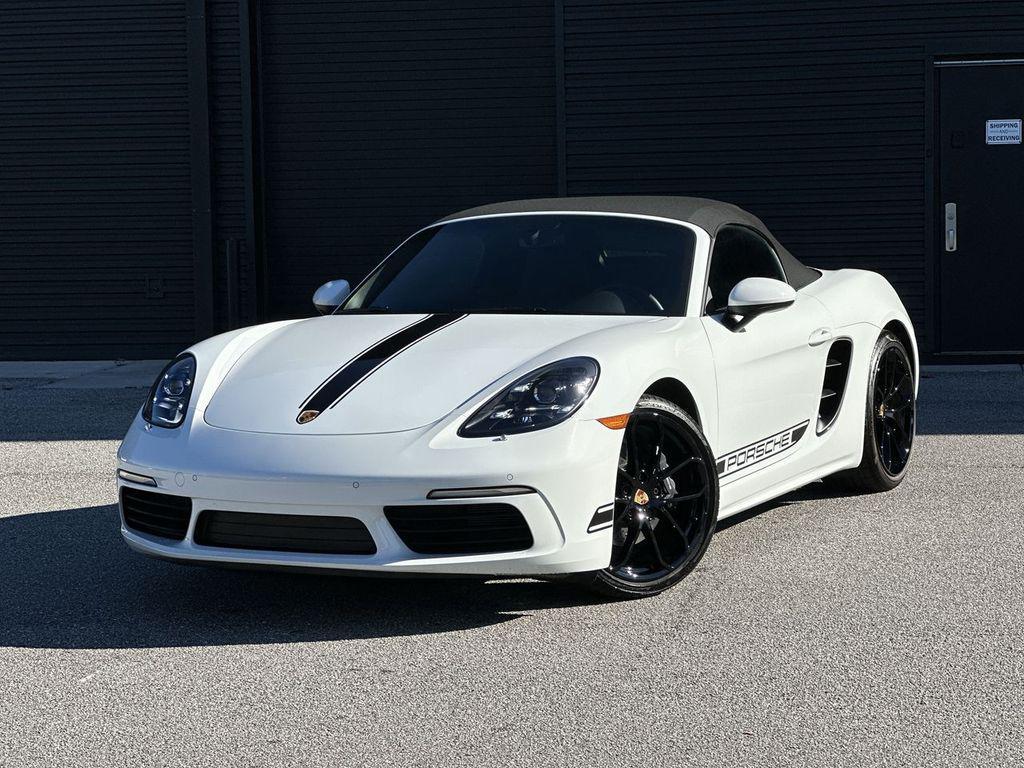 used 2024 Porsche 718 Boxster car, priced at $80,000