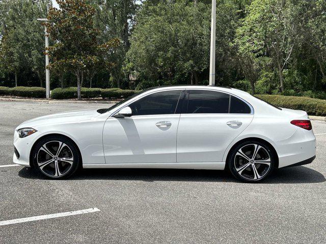used 2022 Mercedes-Benz C-Class car, priced at $34,000