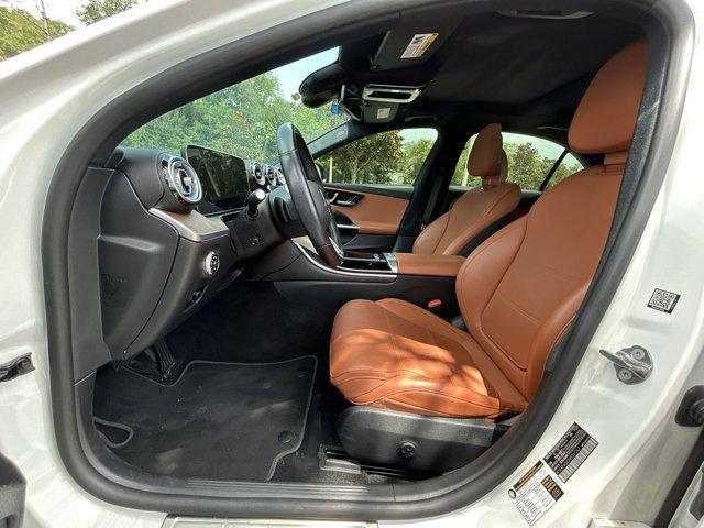 used 2022 Mercedes-Benz C-Class car, priced at $34,000