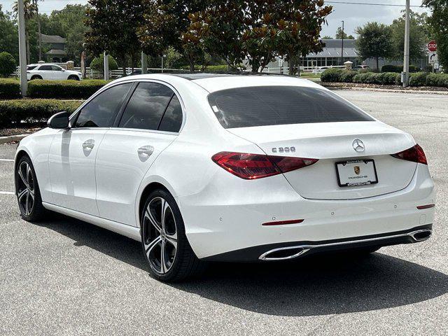 used 2022 Mercedes-Benz C-Class car, priced at $34,000
