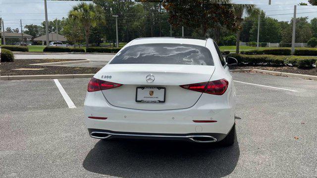 used 2022 Mercedes-Benz C-Class car, priced at $34,000