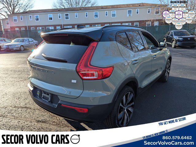 used 2022 Volvo XC40 Recharge Pure Electric car, priced at $31,795