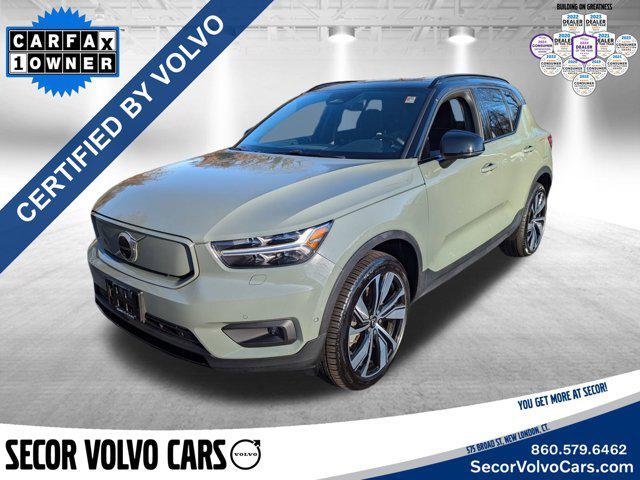 used 2022 Volvo XC40 Recharge Pure Electric car, priced at $31,795