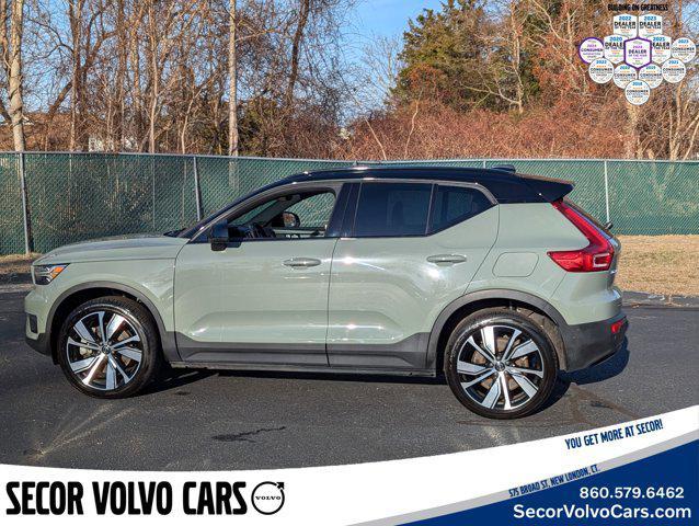 used 2022 Volvo XC40 Recharge Pure Electric car, priced at $31,795