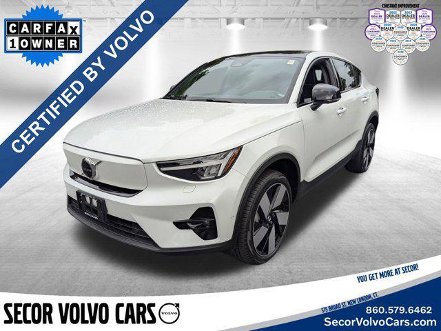 used 2023 Volvo C40 Recharge Pure Electric car, priced at $33,995