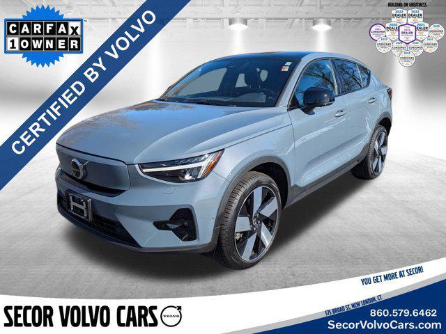 used 2023 Volvo C40 Recharge Pure Electric car, priced at $31,495