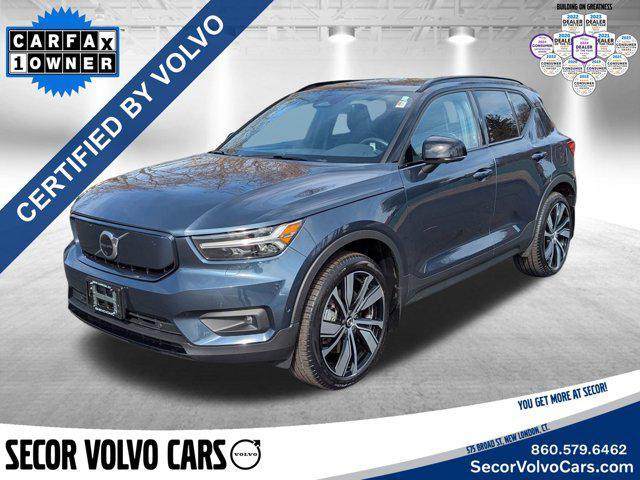 used 2022 Volvo XC40 Recharge Pure Electric car, priced at $35,995