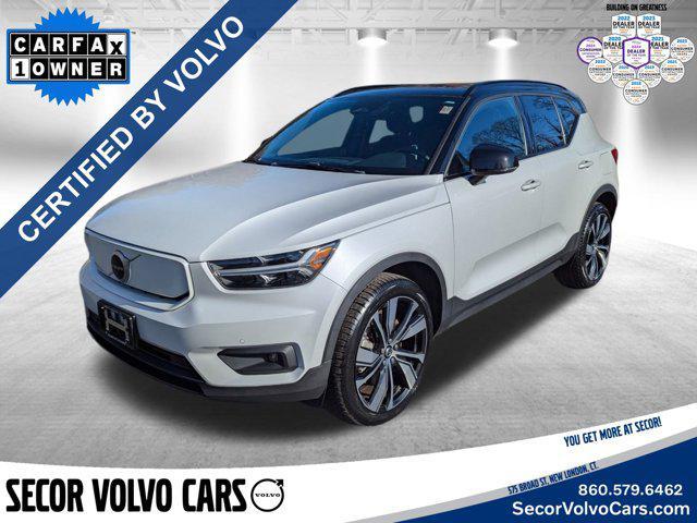 used 2021 Volvo XC40 Recharge Pure Electric car, priced at $24,995