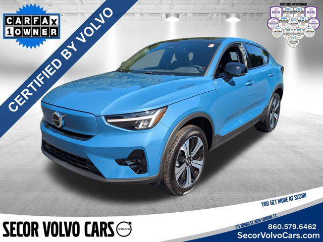 used 2023 Volvo C40 Recharge Pure Electric car, priced at $30,495