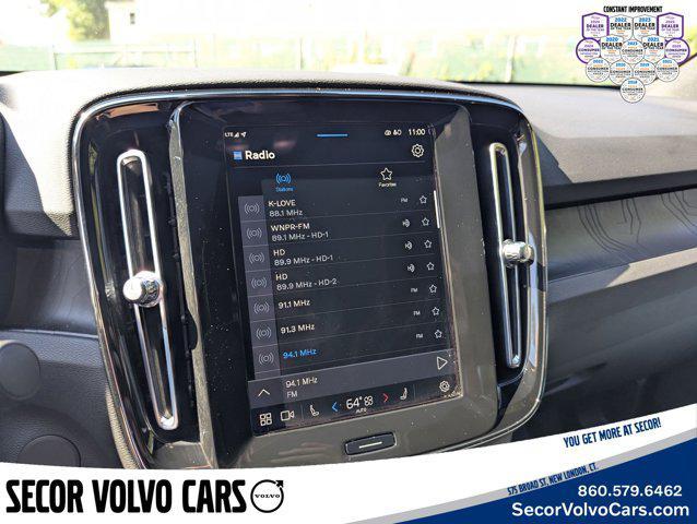used 2023 Volvo C40 Recharge Pure Electric car, priced at $30,495
