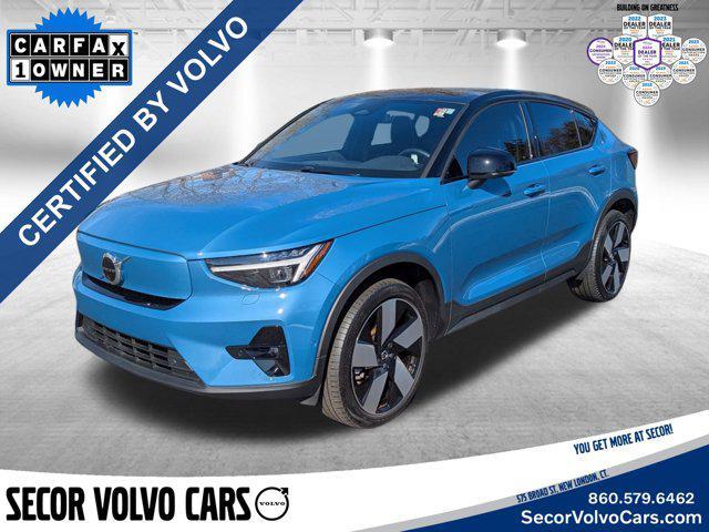 used 2022 Volvo C40 Recharge Pure Electric car, priced at $30,495