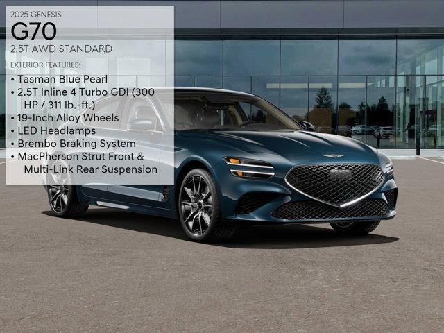 new 2025 Genesis G70 car, priced at $45,205