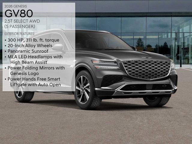 new 2026 Genesis GV80 car, priced at $66,480