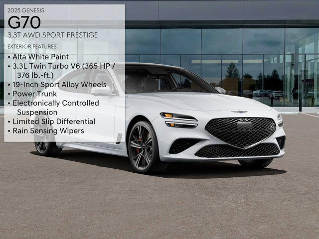 new 2025 Genesis G70 car, priced at $57,545