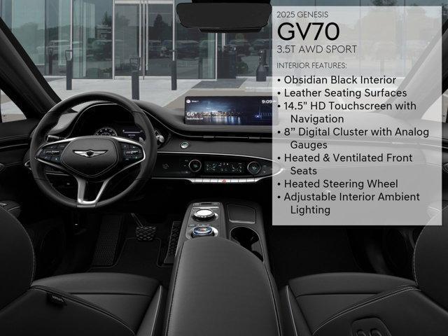 new 2025 Genesis GV70 car, priced at $59,640