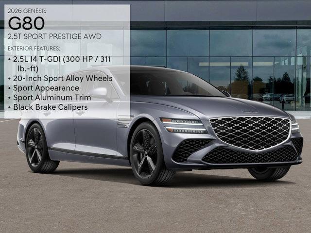 new 2026 Genesis G80 car, priced at $72,160