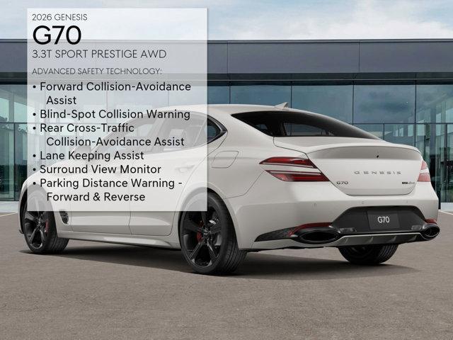 new 2026 Genesis G70 car, priced at $56,775