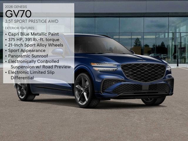 new 2026 Genesis GV70 car, priced at $73,099