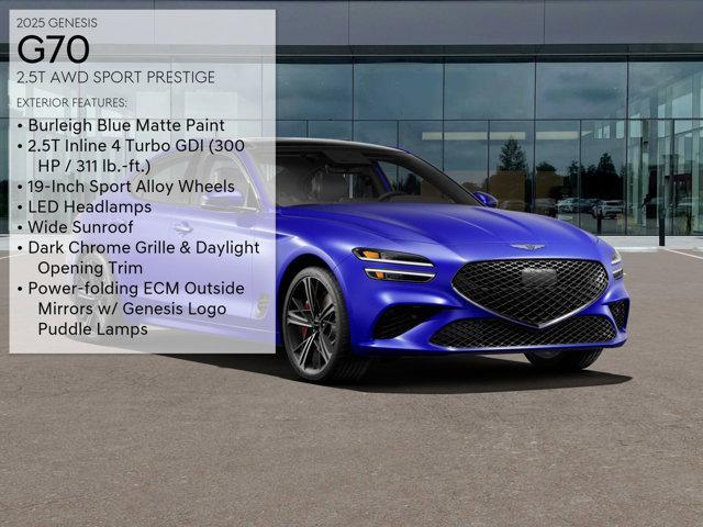 new 2025 Genesis G70 car, priced at $50,475