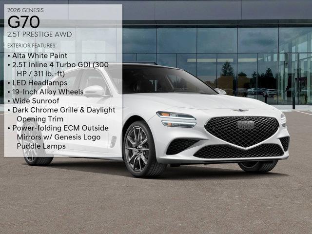 new 2026 Genesis G70 car, priced at $51,700
