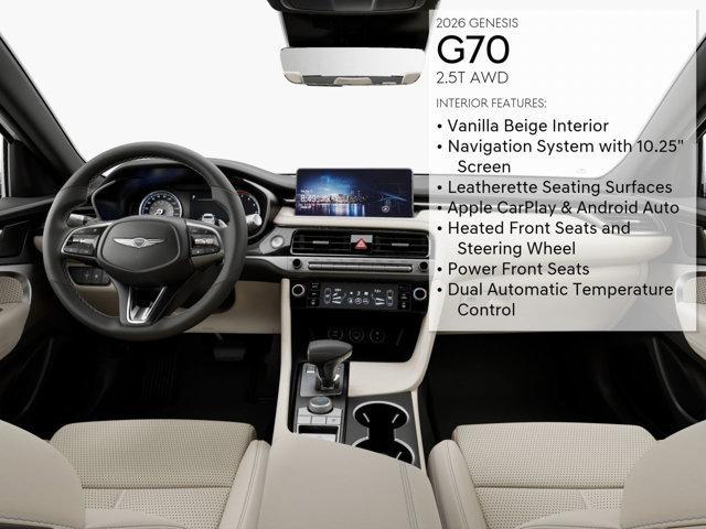 new 2026 Genesis G70 car, priced at $47,410