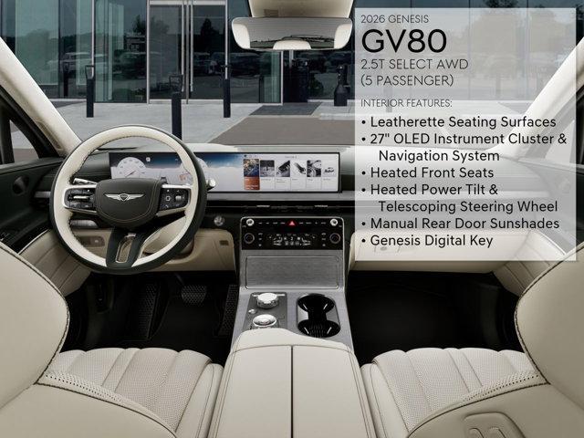 new 2026 Genesis GV80 car, priced at $66,610