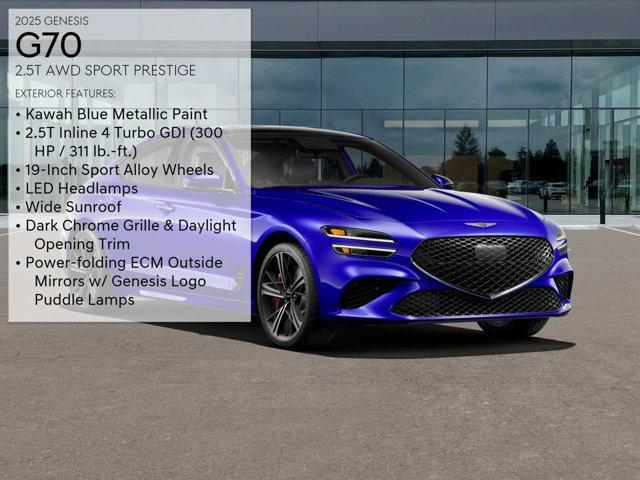 new 2025 Genesis G70 car, priced at $49,625