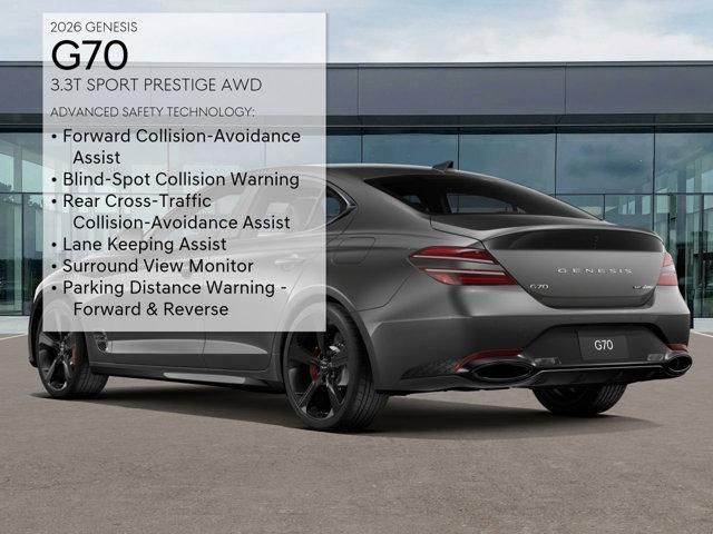 new 2026 Genesis G70 car, priced at $57,400