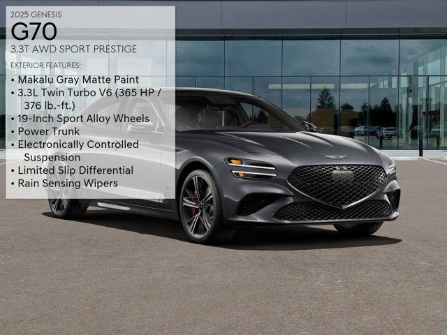 new 2025 Genesis G70 car, priced at $58,195