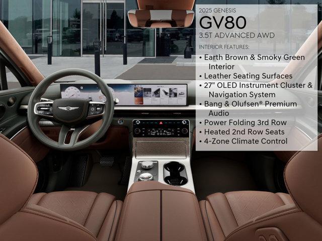 new 2025 Genesis GV80 car, priced at $77,815