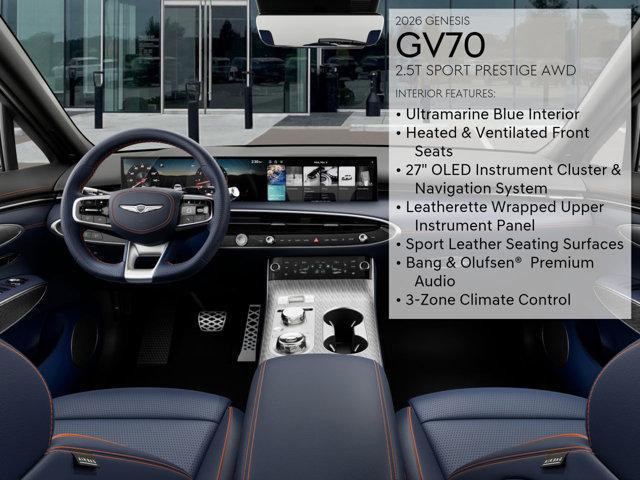 new 2026 Genesis GV70 car, priced at $61,345