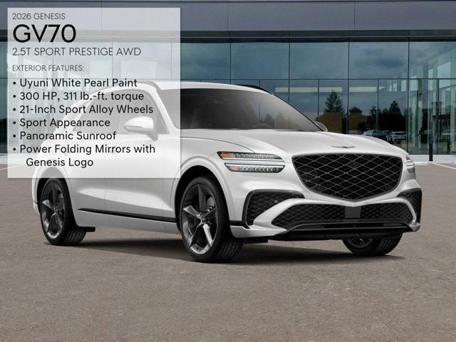 new 2026 Genesis GV70 car, priced at $61,345
