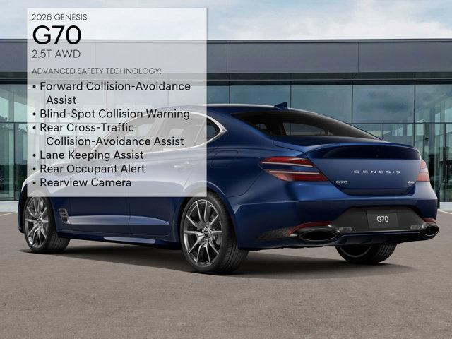new 2026 Genesis G70 car, priced at $47,410