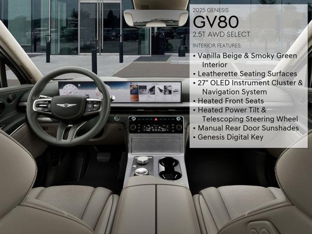 new 2025 Genesis GV80 car, priced at $68,835