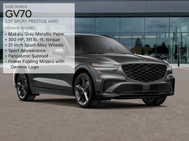 new 2026 Genesis GV70 car, priced at $61,295