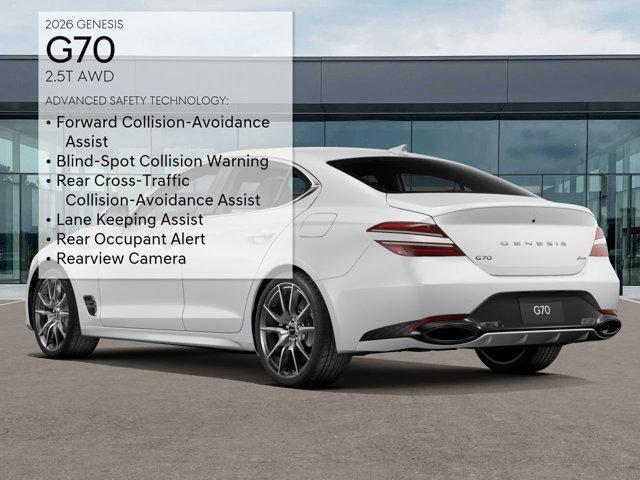 new 2026 Genesis G70 car, priced at $46,760