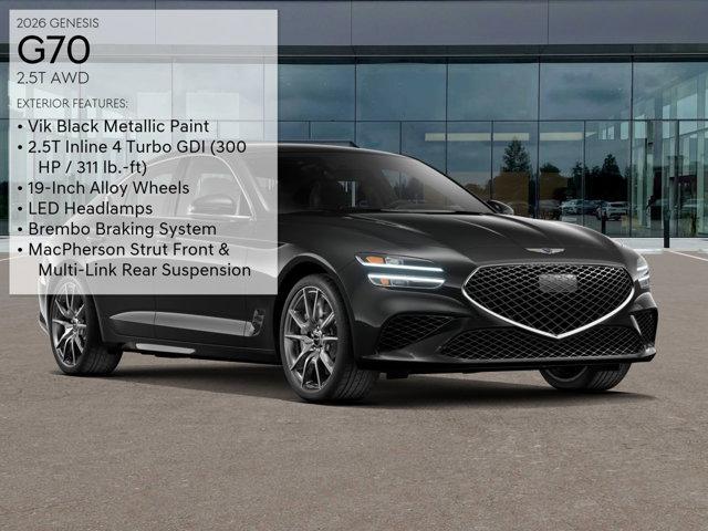 new 2026 Genesis G70 car, priced at $47,520