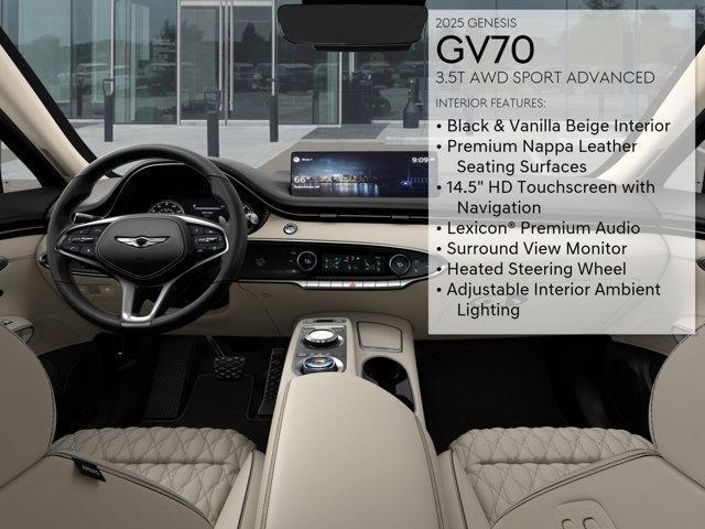 new 2025 Genesis GV70 car, priced at $66,365