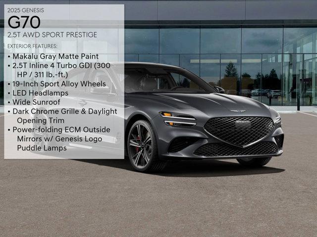 new 2025 Genesis G70 car, priced at $49,545