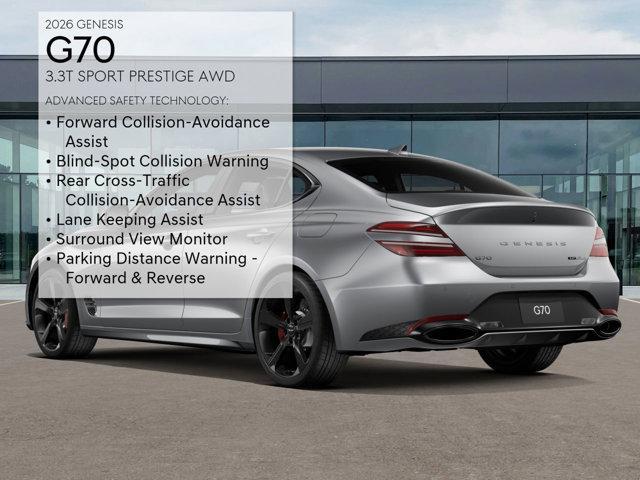 new 2026 Genesis G70 car, priced at $57,570