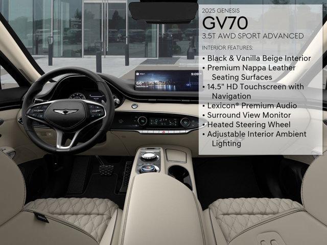 new 2025 Genesis GV70 car, priced at $67,710