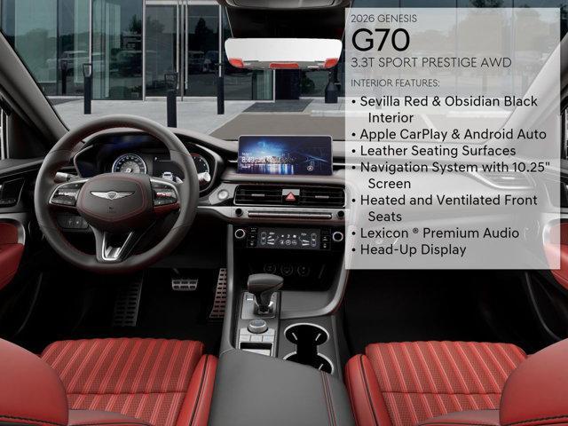 new 2026 Genesis G70 car, priced at $57,695